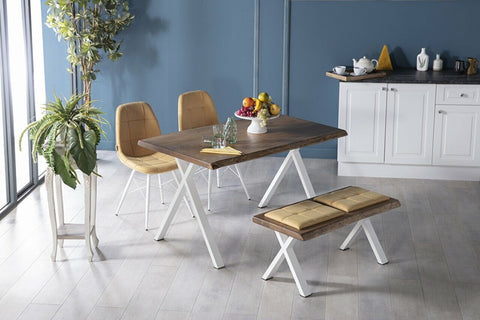 Forest Dining Table & Chair - White