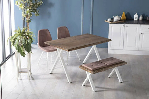 Forest Dining Table & Chair - White