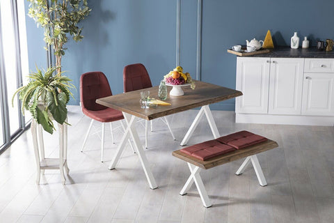 Forest Dining Table & Chair - White