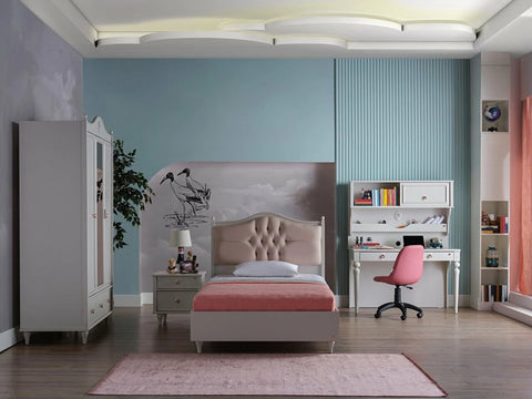 Beautiful youth bedroom furniture from the Emily collection, designed for style and comfort.