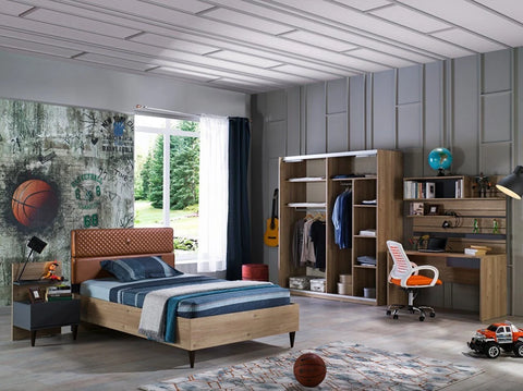 Lauren collection from Istikbal, ideal for creating a sophisticated and modern youth room.