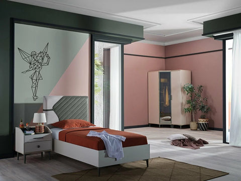 Leo collection from Istikbal, designed for a chic and stylish youth bedroom.