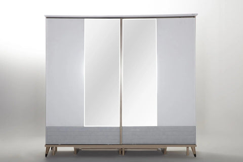 Lena Wardrobe 6 Doors