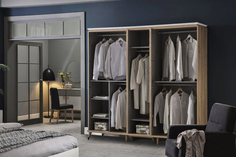 Lena Wardrobe 5 Doors