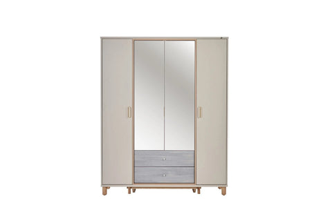 Linus 4 Door Wardrobe