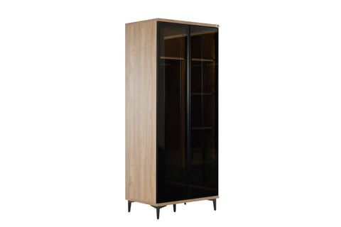 Mary Wardrobe 2 Doors - Glass Door