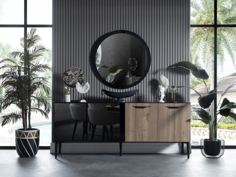 Mary Sideboard & Mirror - (White)