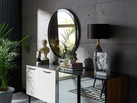 Mary Sideboard & Mirror - (White)