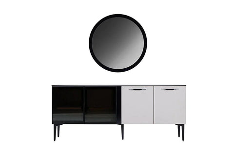 Mary Sideboard & Mirror - (White)