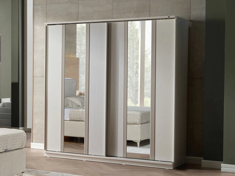 Alya Wardrobe Mini Sliding Doors