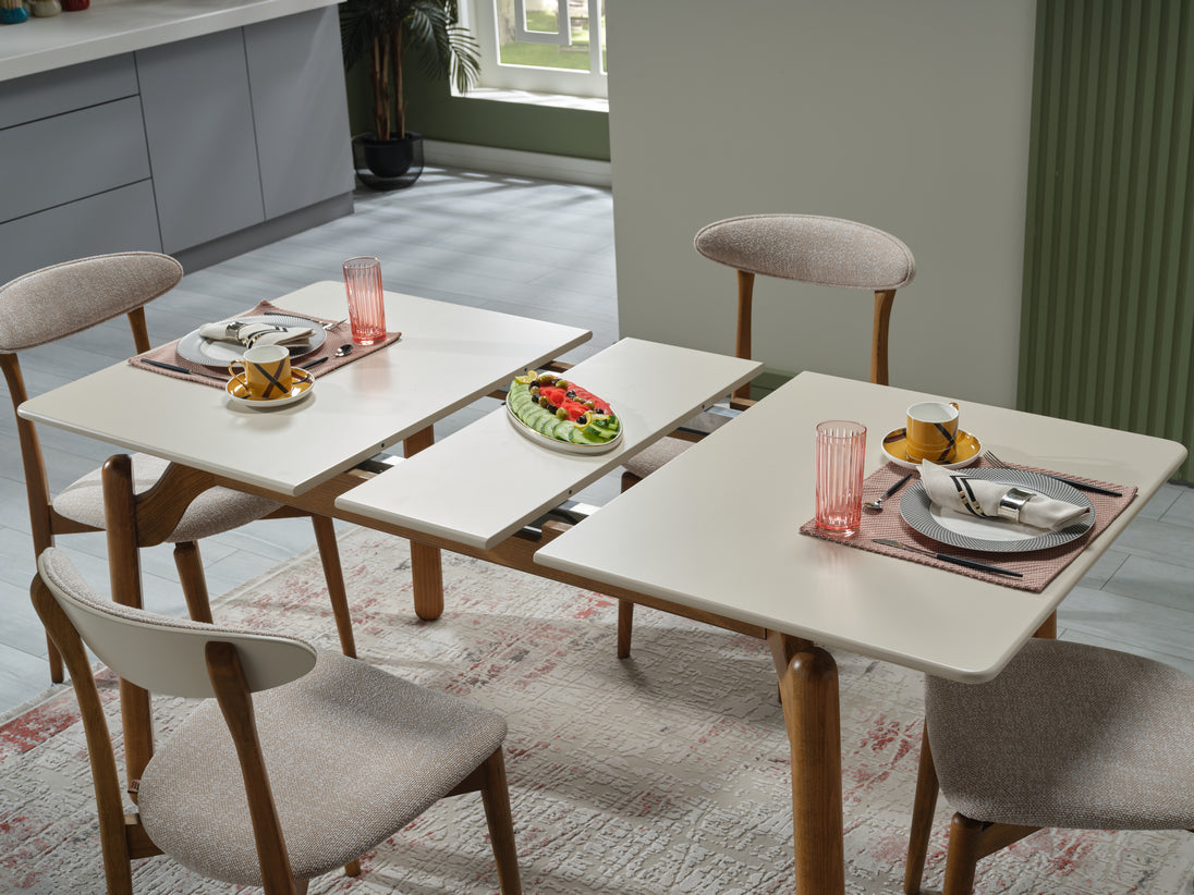 Nora Kitchen Table (Fixed) & Chair – istikbal UK