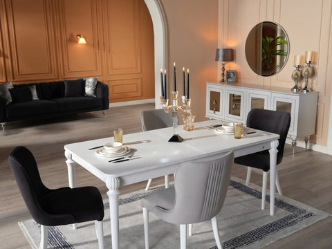 Platin Dining Table  (Extendable)