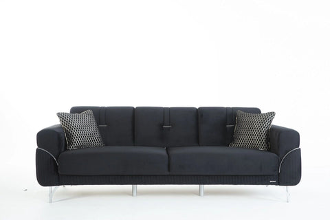 Serra 3 Seater Sofabed - Chrome