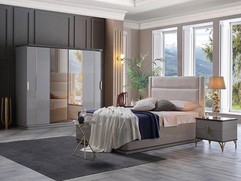 Serra Bed Frame & Headboard