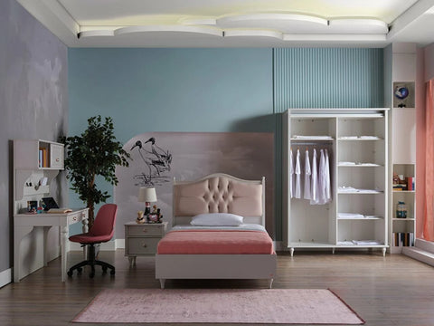 Stylish Emily Youth Room Furniture Set for a contemporary and functional bedroom.