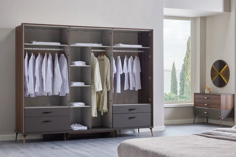 Vanessa Wardrobe 6 Doors