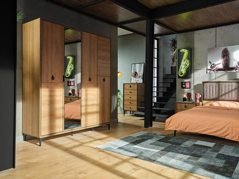 Vista young room set from Istikbal, available in London for a modern bedroom makeover.