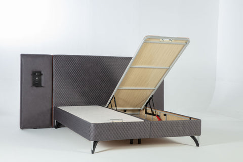 Quantum Bed with Side Headboard