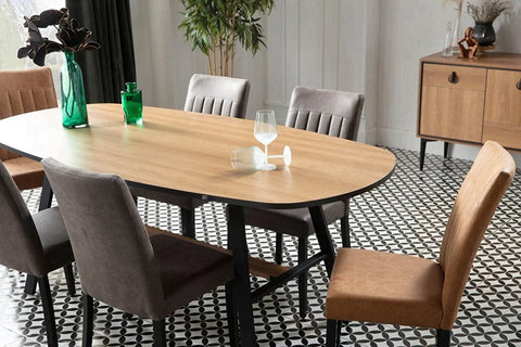 Vista Alternative Dining Table (Fixed) + Vista Chair (6248)