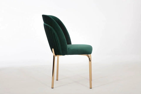 Serra Dining Table (Fixed) + Serra Chair (6234) - Gold