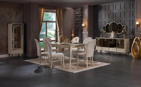 Elite Dining Table (Extendable) + Elite Chair (6078)