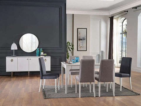 Roxy Dining Table (Extendable) + Roxy Chair (6252)
