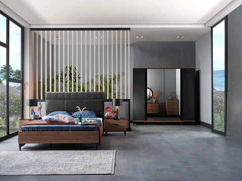 Mary Bedroom Set - Anthracite
