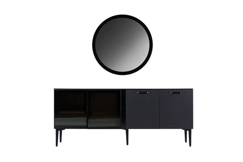 Mary Sideboard & Mirror - (Anthracite)
